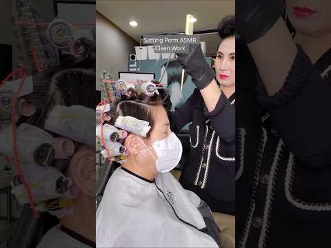 Hair Salon ASMR | Setting Perm – Detailed Wrapping, Soft Volume