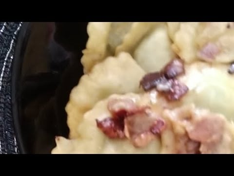 Ravioli ricotta e spinaci con bacon ,pranziamo insieme 💓
