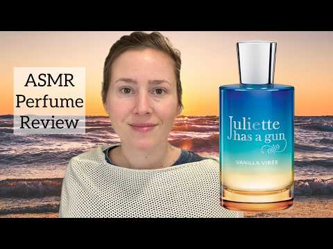 (ASMR) Perfume Review - Juliette Has A Gun Vanilla Vibes  - Glass Tapping & Whispering