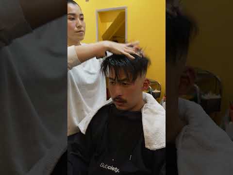 💈(ASMR) She’s the Queen of Lady Barbers in Japan 👑 Scissors, Style & Skill