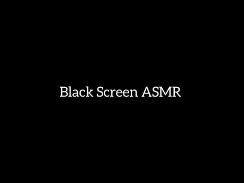 ASMR in Complete Darkness
