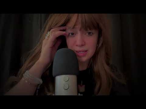 FAST ASMR Spit painting 🎨on you &Drawing you ارسمك 😍بسرعه جدااا همس غير مفهوم 