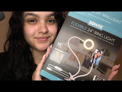 ASMR ~ Unboxing Bower Ring Light