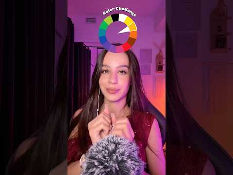 ASMR Color challenge! ❤️ #asmr #asmrvideo #sleep #tingles #asmrsounds