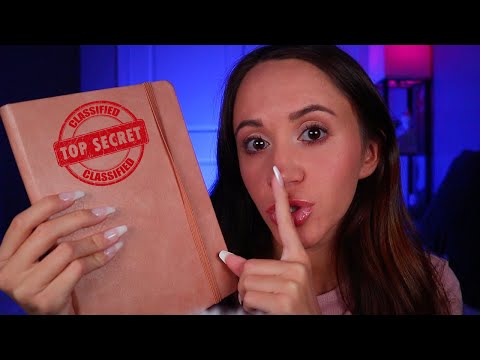 ASMR / Inaudibly Reading My Diary (unintelligible, page sounds)
