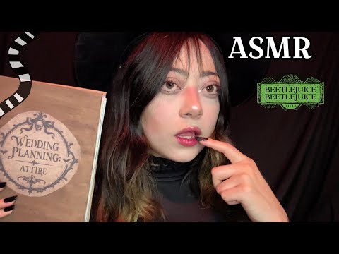ASMR | LYDIA DEETZ 🖤🎃 | PREPARANDO LOS DETALLES DE NUESTRA BODA 💀🕯️| Beetlejuice 🐛💚