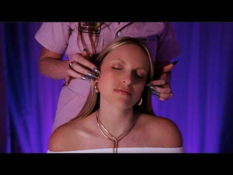 ASMR intensely relaxing tingle treatment ✨ neck, shoulders, ear tracing ⁨@TheFernAsmr⁩
