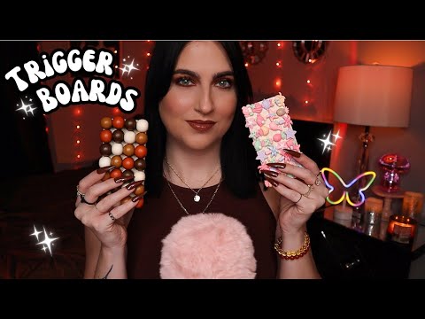 ASMR | Trigger Boards 🤎 Tapping & Scratching On Unique Textures