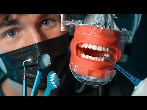 ASMR🦷 The MOST Relaxing Dentist Roleplay Ever (Scraping, Brushing, Rinsing)