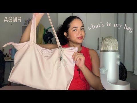ASMR what's in my bag 🌸👜 pure whispers