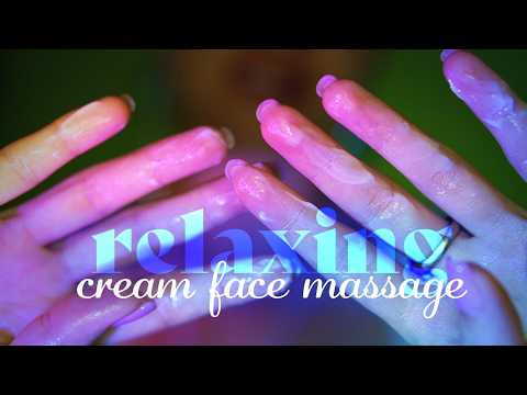 ASMR ~ Relaxing Cream Face Massage ~ Tingly Feathers, Personal Attention, Layered Sounds