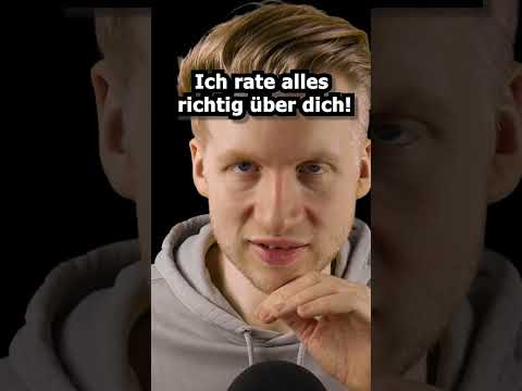 ASMR - Ich rate alles richtig über dich! #shorts #asmr #deutscheasmr