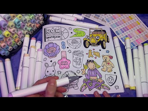 ASMR Colour With Me (Nostalgia Colouring Book)