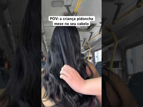 POV: a criança pidoncha mexe no seu cabelo #asmr #humor #comedia #shorts