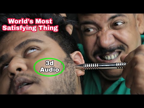 Worlds Most Satisfying Ear Finger Ear Itching By Asim Barber | Crunchy Neck Crack Head Massage ASMR