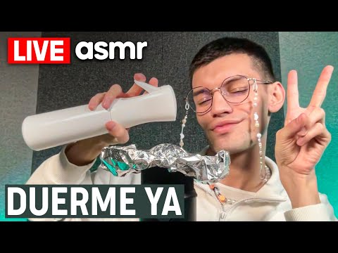 ASMR en VIVO con preguntas y sonidos para dormir ASMR español