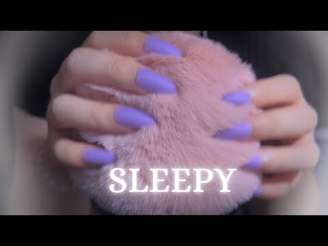 ASMR Sleepy Brain Massage , Fluffy Mic Scratching , Fall Asleep , Relaxing , No talking