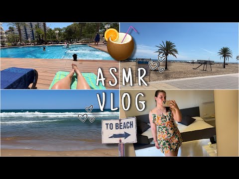 ASMR vlog vacaciones ~ os llevo a la playa conmigo 🏝️