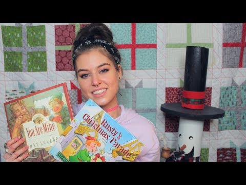 ASMR Reading Christmas books to you