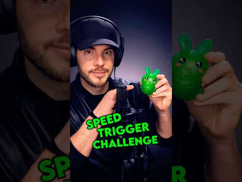 ⚡️SPEED TRIGGER CHALLENGE⚡️ #ASMR #shorts