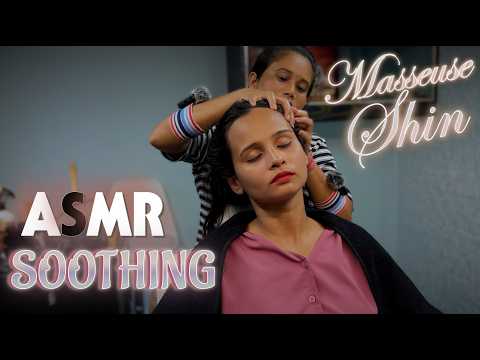 Dry Hair Head Massage ASMR With Strong Pressure & Soothing Scalp Scratching Sound For Instant Sleep