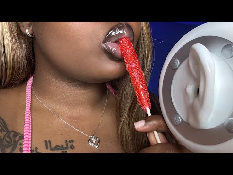 Doing your favorite mouth sounds (Ear Eating, Spit painting, Kisses, Lollipop Sounds)