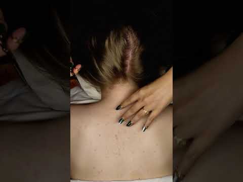 Part 5: Responding to viewer’s requests💖 #asmr #relax #asmrmassage #scissors #asmrsleep