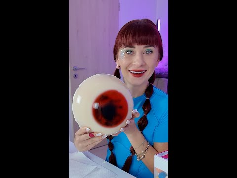 ASMR MUKBANG Giant Gummy Eyeballs, Candy, Drinks | EATING SOUNDS 디저트 먹방