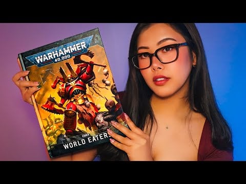 ASMR Warhammer 40k World Eaters Codex