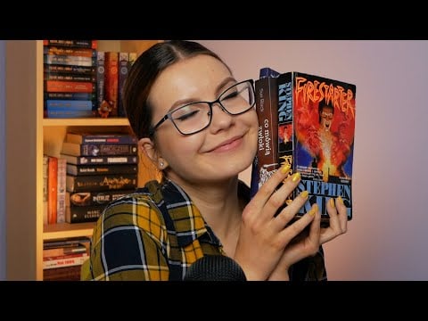 ASMR | may wrap up - books I've read in the last month! | tingly whispering, tracing and tapping