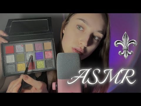 АСМР | делаю макияж | таппинг, шепот