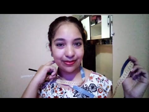 ASMR COSTUREIRA TIRANDO SUAS MEDIDAS 📐📝