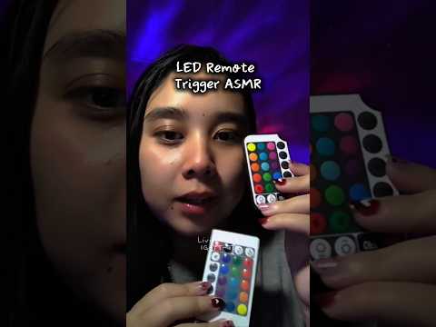 ASMR LED Remote Triggers🌈 Tapping and Scratching #asmr #asmrtapping #asmrscratching