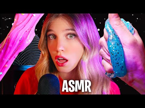 ASMR MUY SATISFACTORIO 🤤 Te dormirás 100% con estos sonidos de slime y más 💆🏼‍♀️