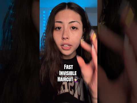 ASMR fast invisible haircut roleplay #asmr ￼