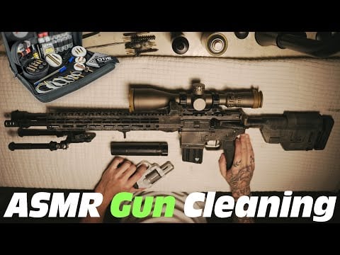 ASMR Most Detailed Gun Cleaning Sounds