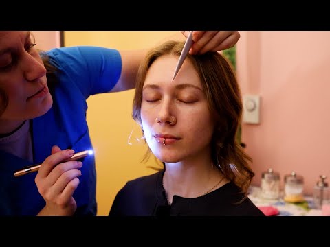 [ASMR] Skin Mapping | Face, Arms & Scalp Skin Check by ASMR Holistic Doctor