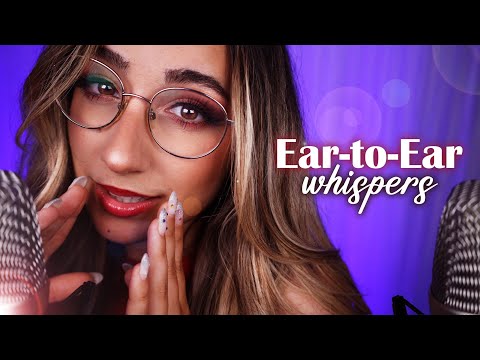 ASMR | Pure Ear-to-Ear Whispers to help you sleep ❤️