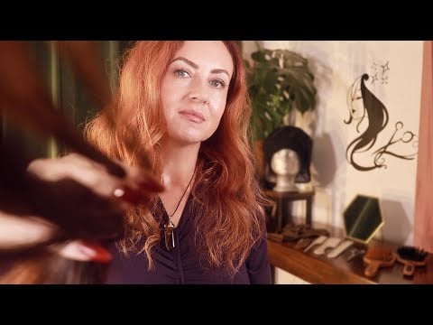 The Quiet Chair ✨ ASMR Haircut & Relaxing Salon Styling for Deep Sleep and Personal Attention