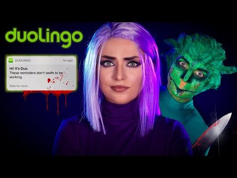 Duolingo ASMR | Lily Is Calling - It's Time To Do Your Lesson....Or ELSE