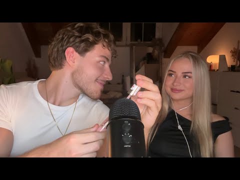 ASMR my friend tries ASMR for the first time @filippojoh