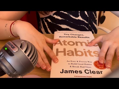 [ASMR] TRIGGERS with ATOMIC HABITS BOOK #asmr 📚📖 ₊˚✧