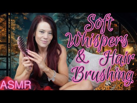 Soft Whispers ASMR Hair Brushing Stress Relief & Relaxation | AmandaLynn