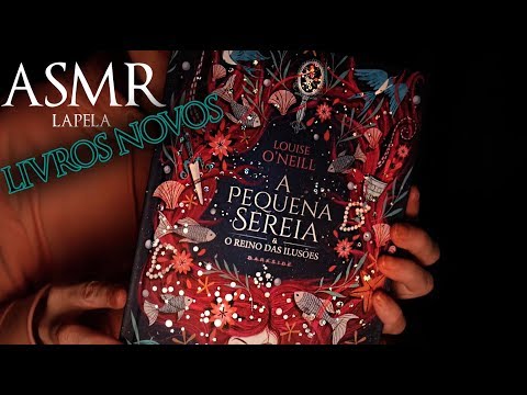 ASMR com Lapela - Mostrando livrinhos NOVOS! 😍