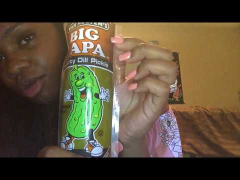 Asmr juicy juicy pickle eating fail