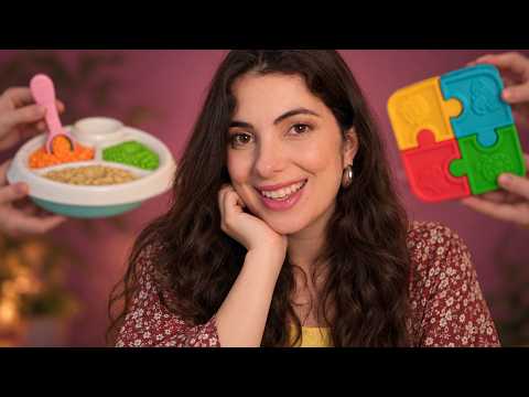 ASMR MÃE TE ARRUMANDO PARA IR A ESCOLA | Carinho, Cuidados e Nostalgia