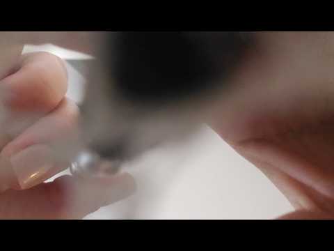 ASMR eye cleaning 👁👁🧼 directly on the lens 6 soft spoken english