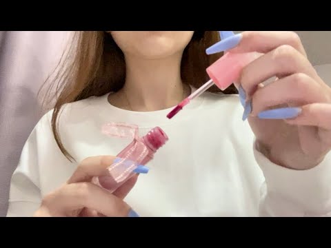 [ASMR] Lofi Fast and Aggressive Doing your Makeup- Camera Touching/ Brushing/ Mouth Sounds