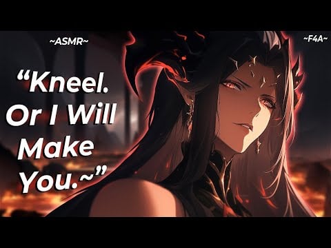 Demon Queen Makes You KNEEL for Her~ 🔥| You will Obey | Magus! Listener | ASMR Roleplay | F4A