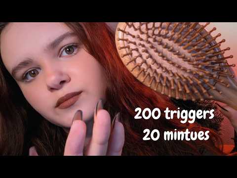 200 ASMR Triggers in 20 Minutes | New Trigger Compilation